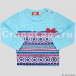 Лонгслив для девочки Let's Go