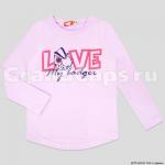 Лонгслив для девочки Let's Go