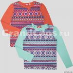 Лонгслив для девочки Let's Go