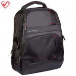 Бизнес-рюкзак Berlingo Premium black 46*33*16см, 2 отд., 4 карм., отд. д/ноутб., эргоном. спинка, RU047613