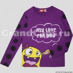 Лонгслив для девочки Let's Go