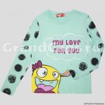 Лонгслив для девочки Let's Go