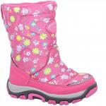 12542-9 роз Сапоги зима для девочек (21-25)/10