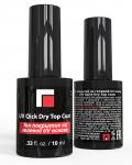 10 мл, MILV, «UV Quick Dry Top Coat» топ покрытие на гелевой UV основе