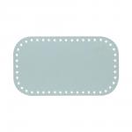 Дно для сумки 12 х 21 см. Пыльная мята