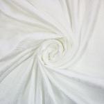 Комплект портьер для кухни Жаккард Хризантема молочный 135*180*2 шт.