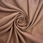 Комплект портьер для кухни Жаккард двусторонний какао 135*180*2 шт.