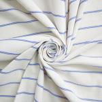 Комплект портьер для кухни Льняной тик синий 135*198 2 шт.