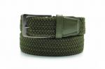 Брючный текстильный ремень зеленого цвета KV-z-0011