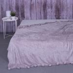 Покрывало бубон цвет серый