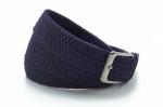 Брючный текстильный ремень синего цвета KV-s-0011