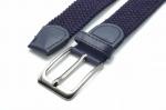 Брючный текстильный ремень синего цвета KV-s-0011