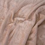 Покрывало бубон  цвет бежевый