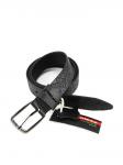 Ремень брючный детско-подростковый 30 мм флотер, черный FP-h-0076