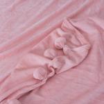 Покрывало бубон цвет персик