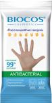 BioCos Ладошки 15шт. Влажные антибактериальные салфетки с еврослотом, (МИКС)