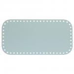 Дно для сумки 15 х 30 см. Пыльная мята