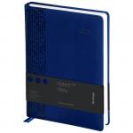 Ежедневник датированный 2021г., А4-(B5), 184л., кожзам, Berlingo Vivella Prestige, синий, DD1_80401