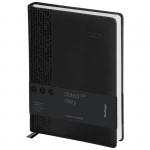 Ежедневник датированный 2021г., А4-(B5), 184л., кожзам, Berlingo Vivella Prestige, черный, DD1_80403