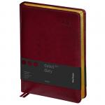 Ежедневник датированный 2021г., А4-(B5), 184л., кожзам, Berlingo xGold, зол. срез, бордовый, DD1_81404