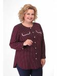 Блузка 1026 бордо, ОрхидеяЛюкс
