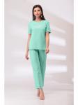 Брючный костюм 1018 мята, BonnaImage