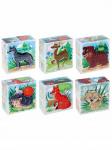 Дес. кор. Кубики 8 шт  "Дикие животные и их малыши" 00699,00669