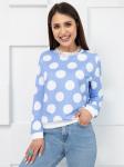 Блуза Ставлю лайк (горошек)