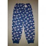 А. Брюки кулир рис. барашки цв.индиго р.110-116