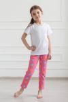 Брюки детские Пижамные интерлок для девочки