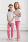 Брюки детские Пижамные интерлок для девочки