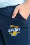 Брюки подростковые Спортсмен индиго меланж