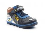 AX-3146C DEEP.BLUE Полуботинки детские (искусственные материалы)