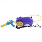 Bebelot Игрушка водный пистолет "Бластер-бегемошка" (29 см, ранец-баллон, фиолет.)
