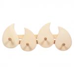 Вешалка Банные Штучки Огонек 4 крючка 32243