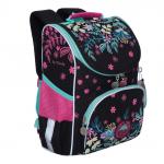 Ранец школьный ортопедический Grizly Ночь с сумкой для обуви 8 л RAm-084-2/1 (229525)