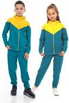 Костюм "Спортик" (Жёлтый+Петроль)