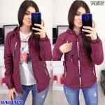 Ветровка на молнии V10 бордо SV