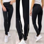 Джеггинсы молнии сзади 3733 чёрные IN