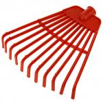 "Садовник" Грабли веерные 11 зубые, пластмассовые, красный, ГОСТ Р 50962-96 (Россия)