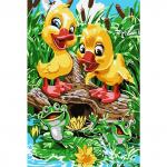 KH0899 Набор юного художника (20х30) ВЕСЁЛЫЕ УТЯТА  (15 цветов) 1/44