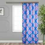 Штора Блэкаут печать матовый Paint forms 0014 сирень 145*260