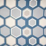 Штора Блэкаут печать white Paint forms 0173  145*260