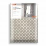 Штора Блэкаут печать матовый Village 0020 хаки 145*260