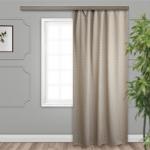 Штора Блэкаут печать матовый Village 0020 хаки 145*260