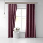 Штора Блэкаут печать white Essence 0059 Бабочки бордо 145*260