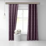 Штора Блэкаут печать white Essence 0059 Бабочки бордо-синий 145*260