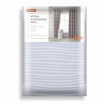 Штора Блэкаут печать матовый Village 0043 голубой 145*260