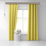 Штора Блэкаут печать white Childlike 0040 желтый 145*260