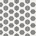 Штора Блэкаут печать матовый Forms 0105 черный 145*260